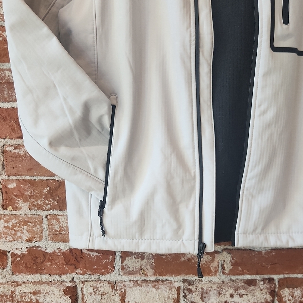 Men's White Performance Jacket - Picture 10 of 10